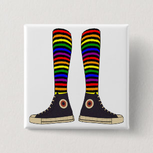 Chapa Cuadrada Calcetines de LGBT