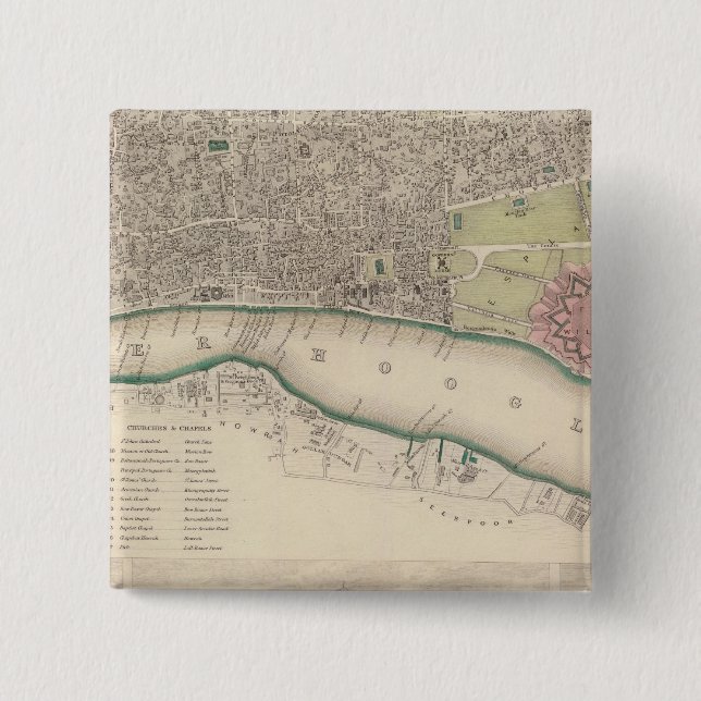 Chapa Cuadrada Calcuta (Anverso)