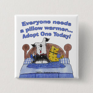 Chapa Cuadrada Calentadores de la almohada