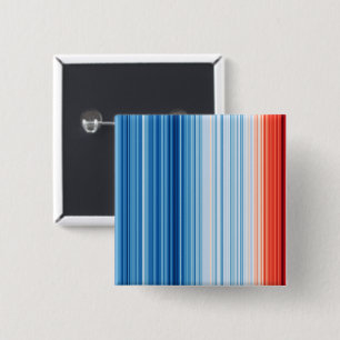 Chapa Cuadrada Calentamiento global golpea el cambio climático de