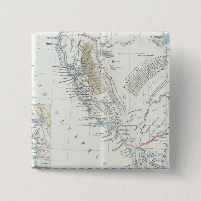 Chapa Cuadrada California Estados Unidos (Anverso)