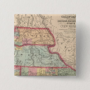 Chapa Cuadrada California, Territorios de Oregón, Washington