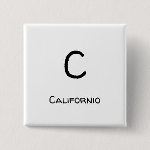 Chapa Cuadrada Californio - C
