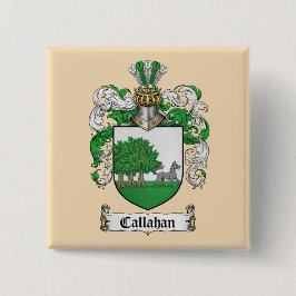 Chapa Cuadrada Callahan Coat of Arms Button
