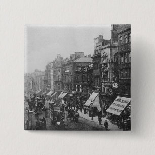 Chapa Cuadrada Calle de mercado, Manchester, c.1910