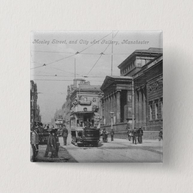 Chapa Cuadrada Calle de Mosley (Anverso)