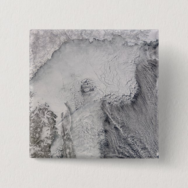 Chapa Cuadrada Calles heladas y nubes en el mar de Okhotsk (Anverso)