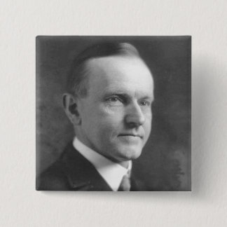 Chapa Cuadrada Calvin Coolidge