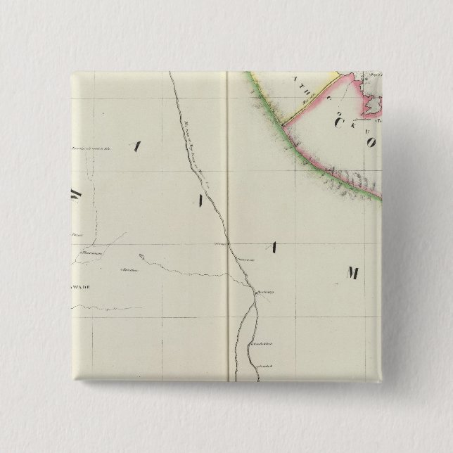 Chapa Cuadrada Camboya 105 (Anverso)