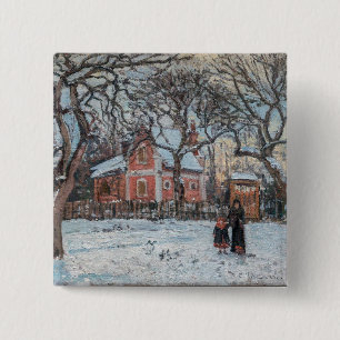 Chapa Cuadrada Camille Pissarro - Chataigniers a Louvecienne