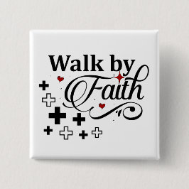 Chapa Cuadrada Caminar por la fe