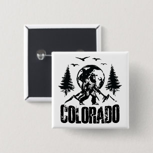 Chapa Cuadrada Caminata en el Vintage de Guay Colorado Day Bigfoo