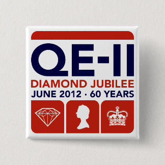 Chapa Cuadrada Camiseta conmemorativa del jubileo de diamante