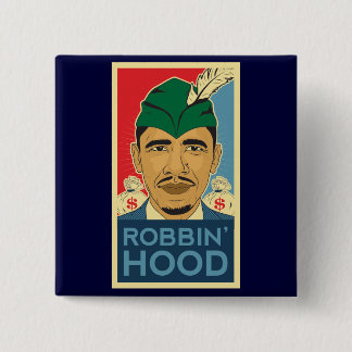 Chapa Cuadrada ¡Camiseta de Robin Hood de la capilla de Barack