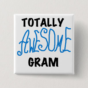 Chapa Cuadrada Camisetas azules y regalos del gramo totalmente