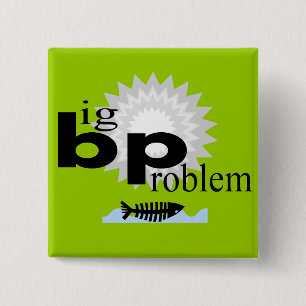 Chapa Cuadrada Camisetas del desastre del derrame de petróleo