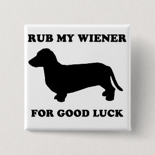 Chapa Cuadrada CAMISETAS del PERRO de la SALCHICHA DE FRANKFURT -