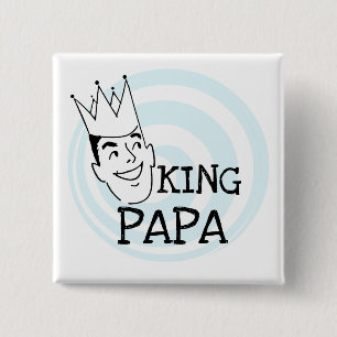Chapa Cuadrada Camisetas y regalos de King Papa