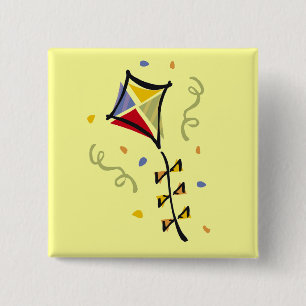 Chapa Cuadrada Camisetas y regalos de la cometa