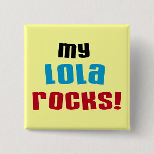 Chapa Cuadrada Camisetas y regalos de My Lola Rocks