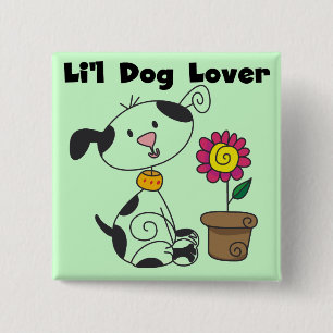 Chapa Cuadrada Camisetas y regalos del amante del perro de
