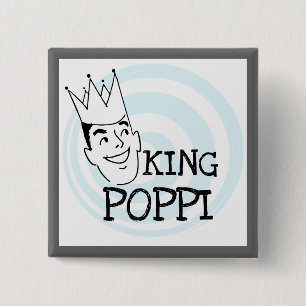 Chapa Cuadrada Camisetas y regalos del Rey Poppi