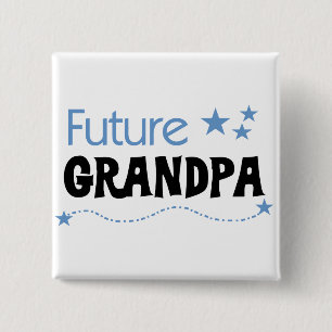 Chapa Cuadrada Camisetas y regalos futuros del abuelo