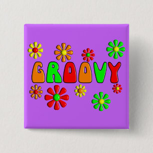 Chapa Cuadrada Camisetas y regalos maravillosos de los años 70