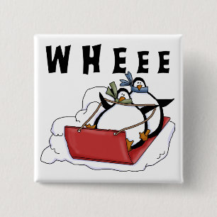 Chapa Cuadrada Camisetas y regalos para los pingüinos