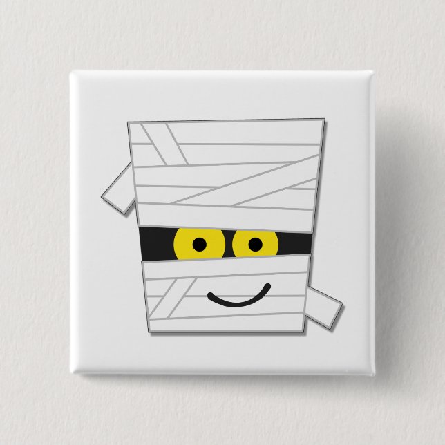 Chapa Cuadrada Camisetas y regalos para mamás de Halloween (Anverso)