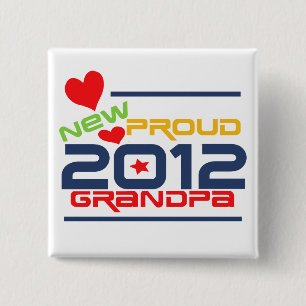 Chapa Cuadrada Camisetas y regalos para orgullosos abuelos de 201
