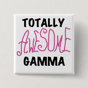 Chapa Cuadrada Camisetas y regalos rosados gammas totalmente