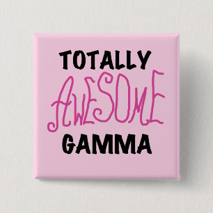 Chapa Cuadrada Camisetas y regalos rosados gammas totalmente