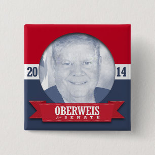 CHAPA CUADRADA CAMPAÑA DE JIM OBERWEIS