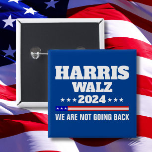 Chapa Cuadrada Campaña Harris Walz 2024