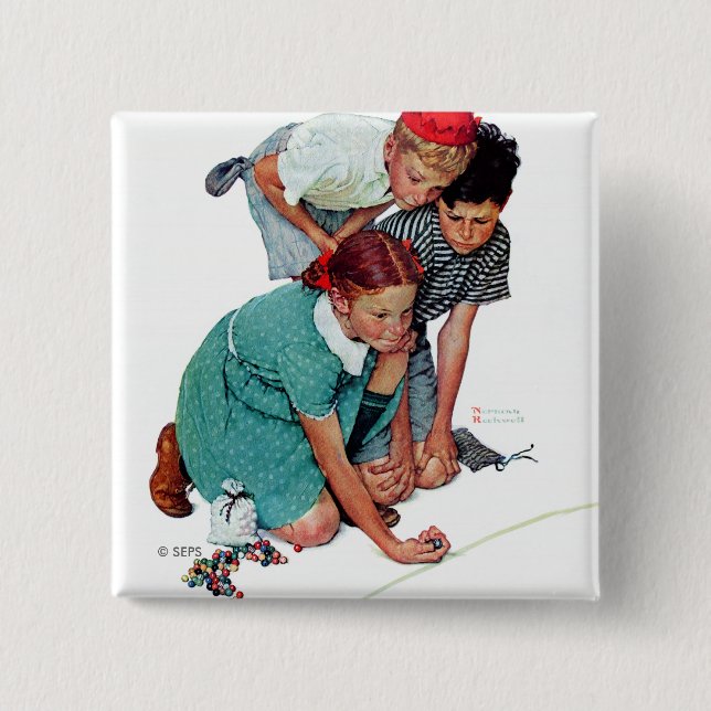 Chapa Cuadrada Campeón de mármol (Anverso)