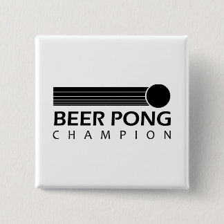 Chapa Cuadrada Campeón de Pong de la cerveza