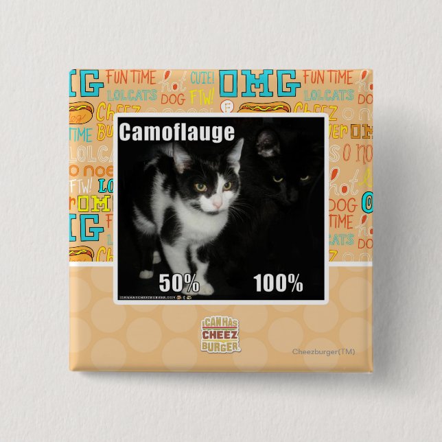 Chapa Cuadrada Camuflaje (Anverso)