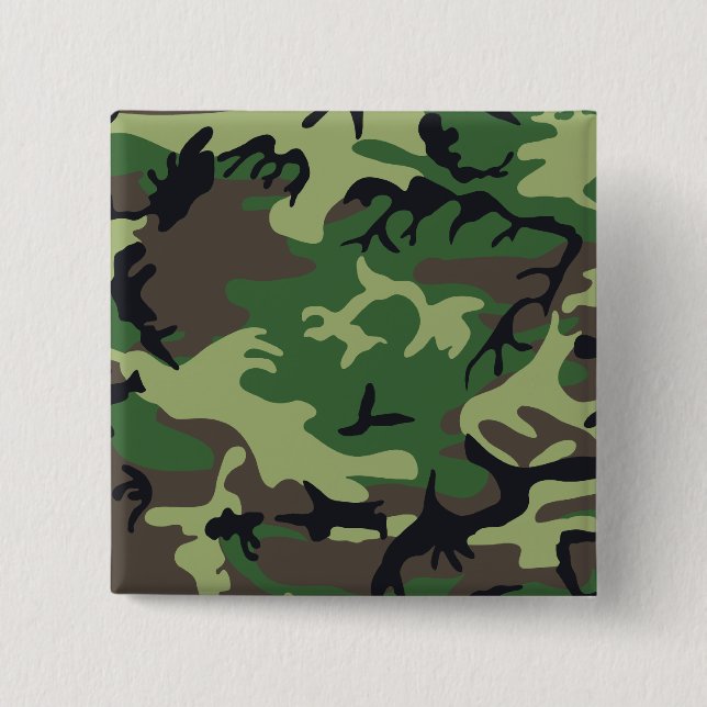 Chapa Cuadrada Camuflaje militar (Anverso)