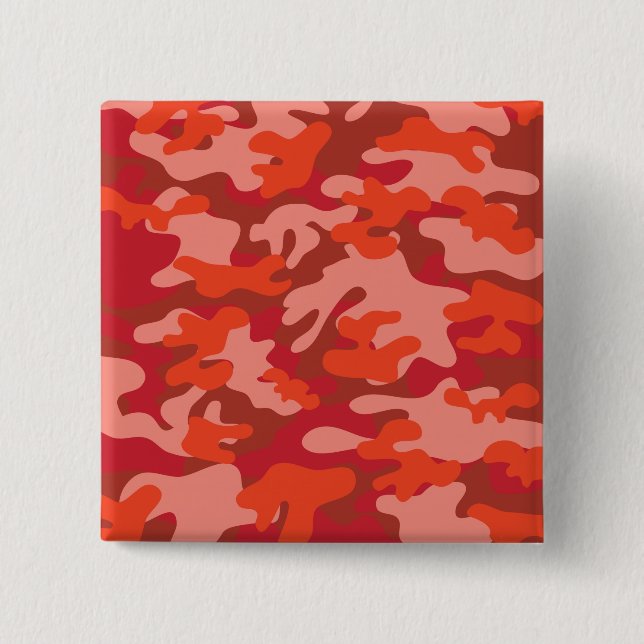 Chapa Cuadrada Camuflaje Rojo (Anverso)