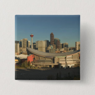 Chapa Cuadrada Canadá, Alberta, Calgary: horizonte de la ciudad d