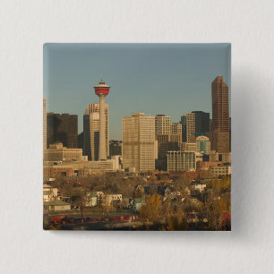 Chapa Cuadrada Canadá, Alberta, Calgary: horizonte de la ciudad d
