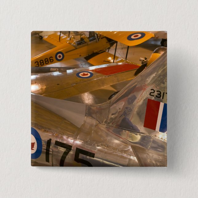 Chapa Cuadrada Canadá, Alberta, Calgary: Museo Aero Espacial de (Anverso)