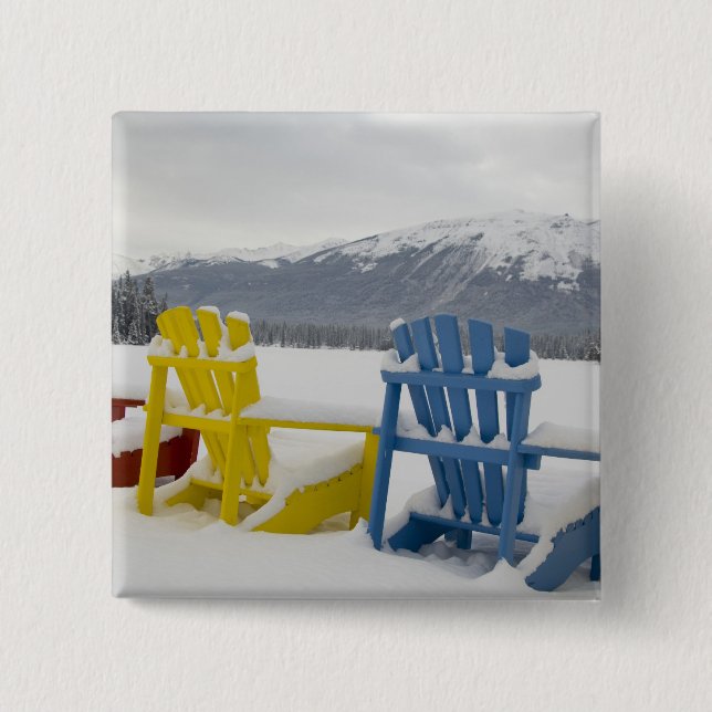 Chapa Cuadrada Canadá, Alberta, Jasper, Jasper NP. Fairmont (Anverso)