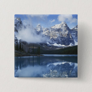 Chapa Cuadrada Canadá, Alberta, Parque Nacional Banff, Lago