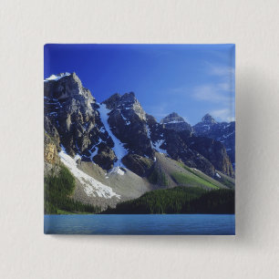 Chapa Cuadrada Canadá, Alberta, Parque Nacional Banff, Moraine