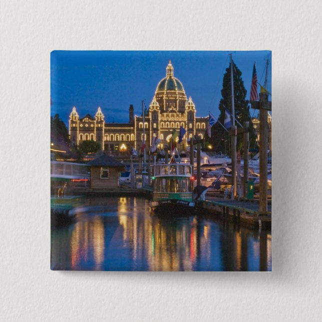 Chapa Cuadrada Canadá, Columbia Británica, Victoria, Interior (Anverso)