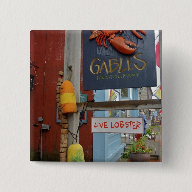 Chapa Cuadrada Canadá, Nueva Brunswick, St Andrews.Colorido (Anverso)