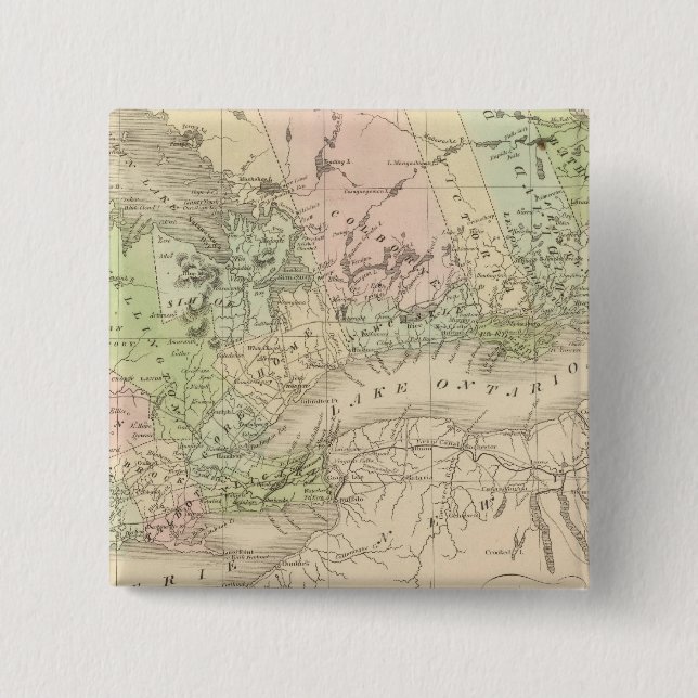 Chapa Cuadrada Canadá Occidental (Anverso)