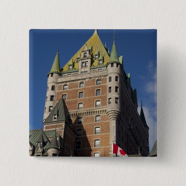 Chapa Cuadrada Canadá, Quebec, Ciudad de Quebec. Chateau Fairmont (Anverso)
